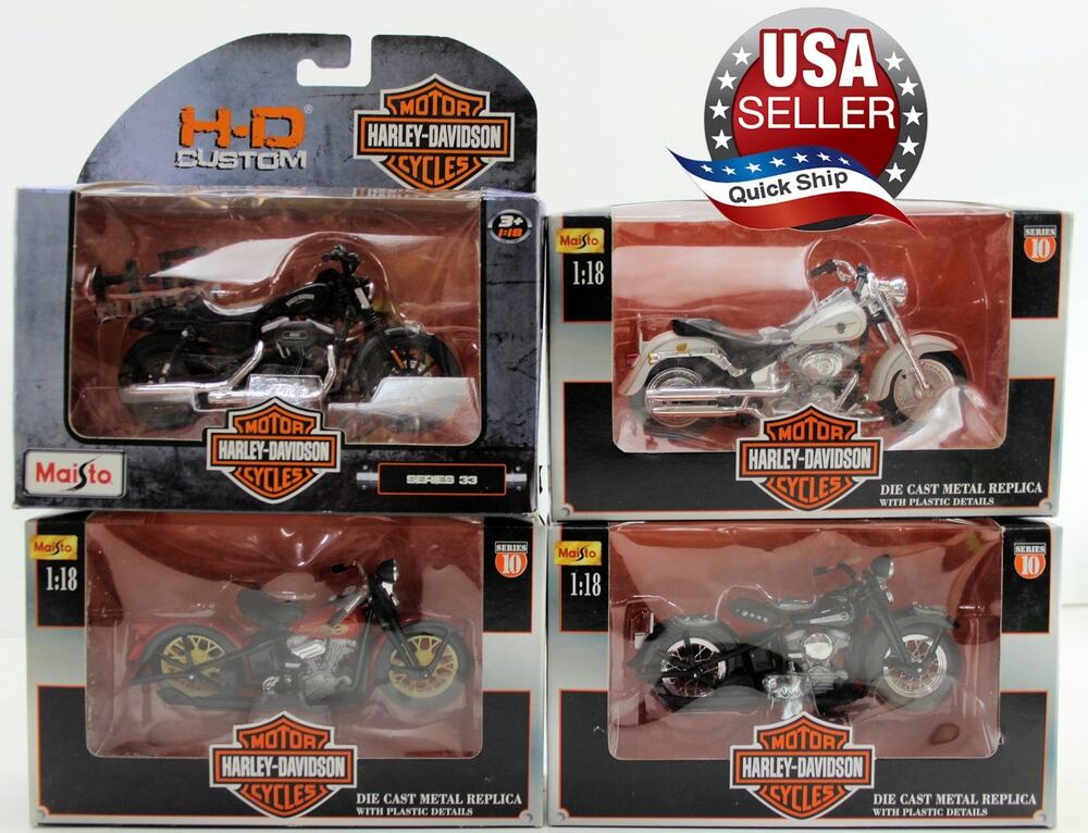 Maisto Series 10 ’48 Panhead •’36 Knucklehead •2000 Fatboy • Series 33… 2014 883